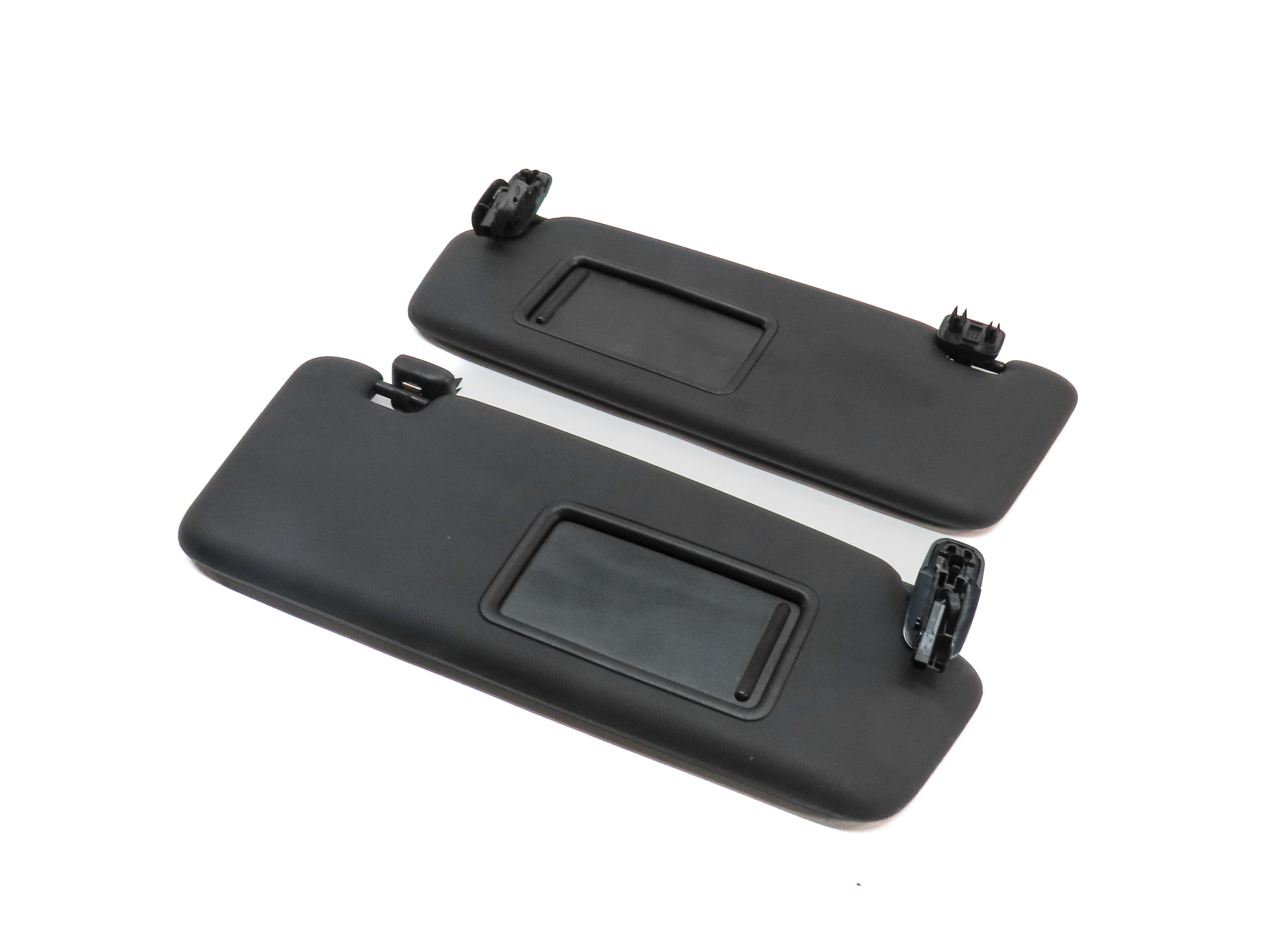 2015-2023 AUDI Q3 (8U) FRONT LEFT & RIGHT SUNVISOR SUN VISOR SET-2 (Black) — exact item pictured